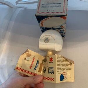 Avon Motocross Helmet Wild Country After Shave 6 oz Empty Decanter